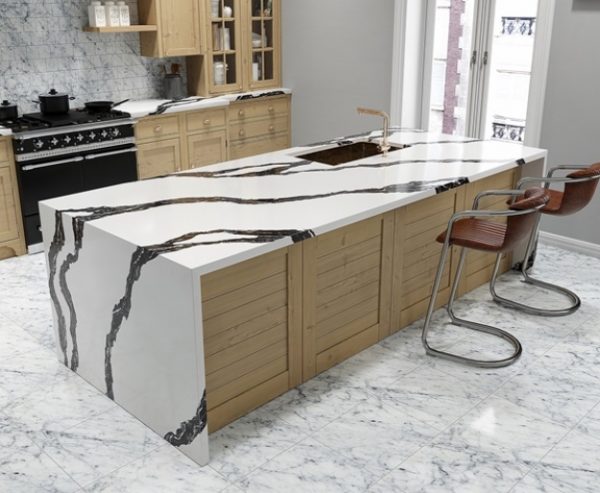 PandaWhite_Vicostone_Waterfall